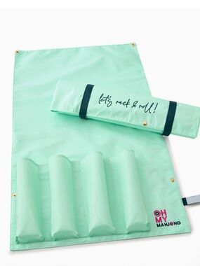 Oh My Mahjong Mint Let’s Rack & Roll rack storage bag